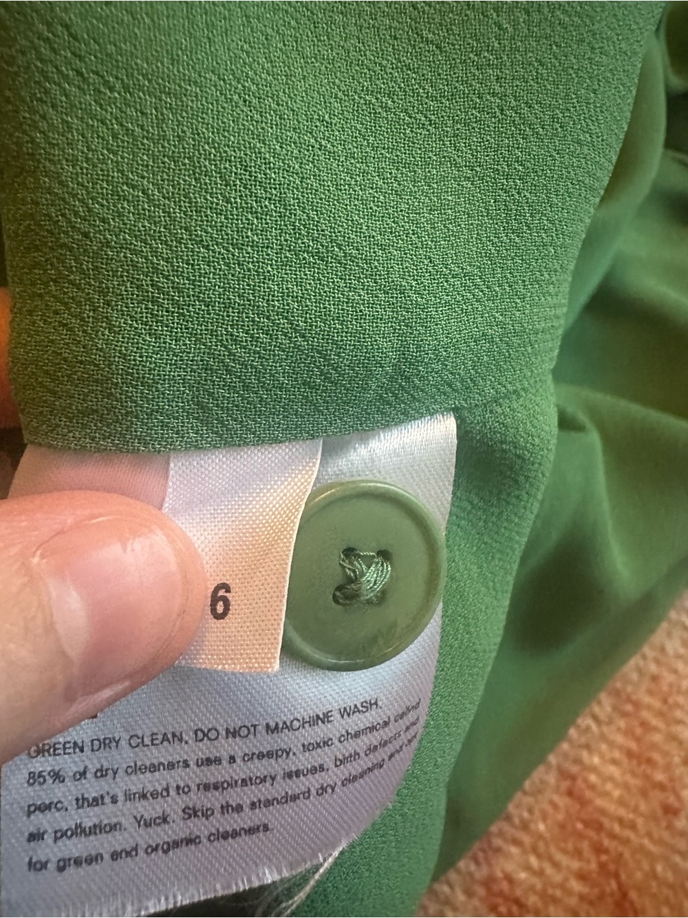 Reformation Wilma midi dress green floral size 6 - Picture 5 of 8